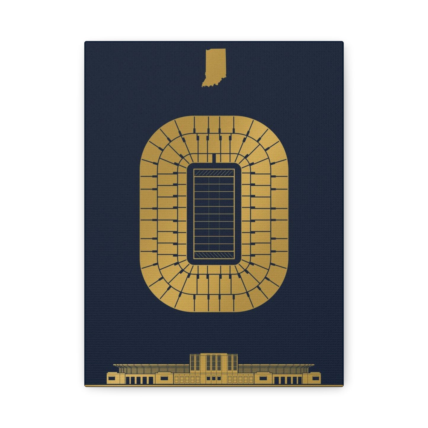 Notre Dame Stadium Canvas Print
