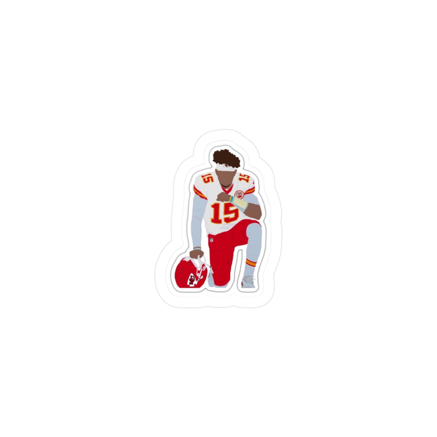 Patrick Mahomes Vinyl Sticker | Custom NFL Decal for Laptops, Water Bottles & Gifts for Chiefs Fans