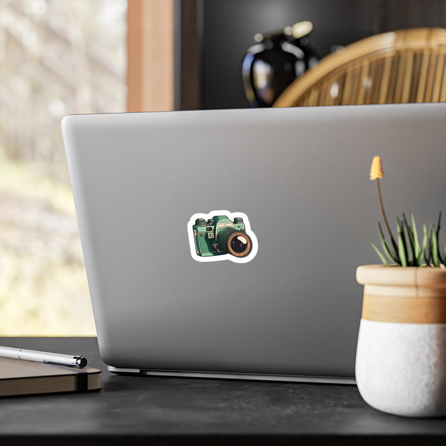 Vintage Camera Vinyl Decal | Photography Lover Sticker | Laptop, Scrapbook & Gift Accessory