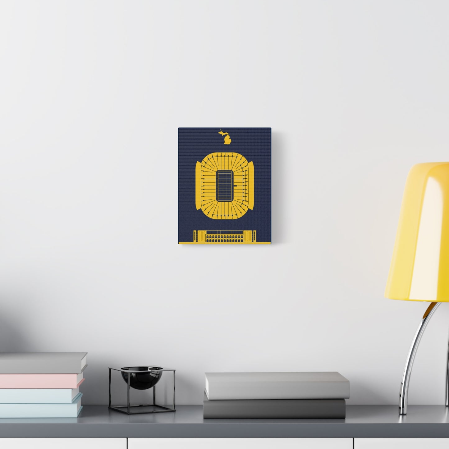 Michigan Stadium Canvas Print, Wolverines Stadium