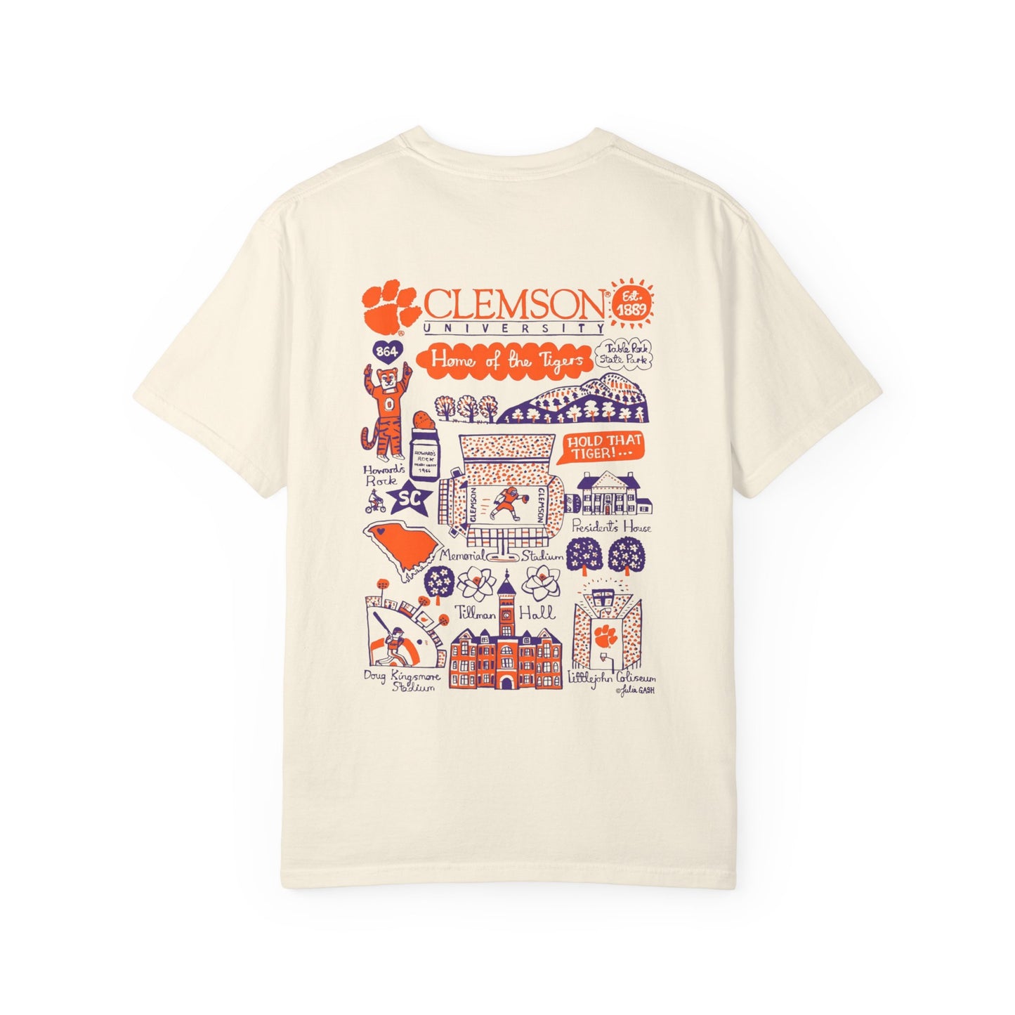 Saturday’s In Clemson Comfort Colors Shirt
