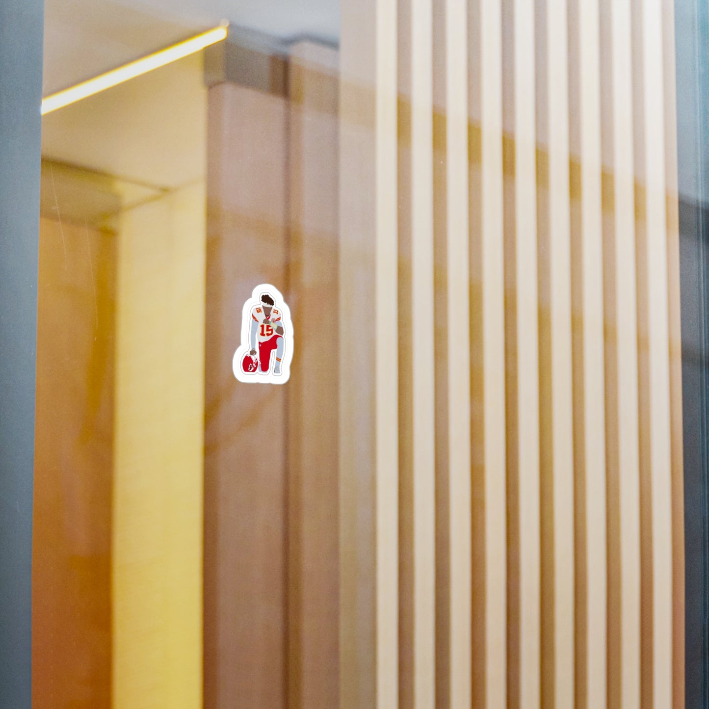 Patrick Mahomes Vinyl Sticker | Custom NFL Decal for Laptops, Water Bottles & Gifts for Chiefs Fans