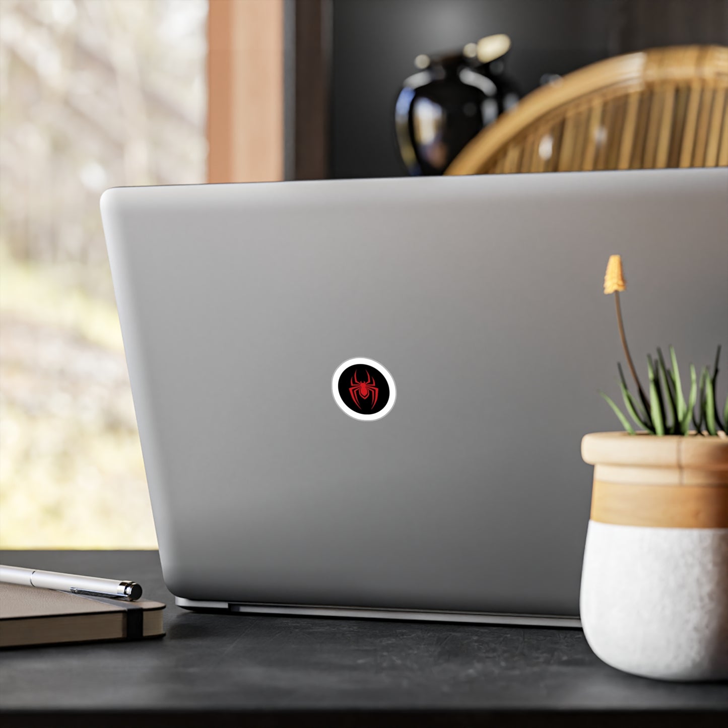 Spider-Themed Vinyl Sticker | Fun Laptop or Water Bottle Sticker | Gift for Marvel Fans