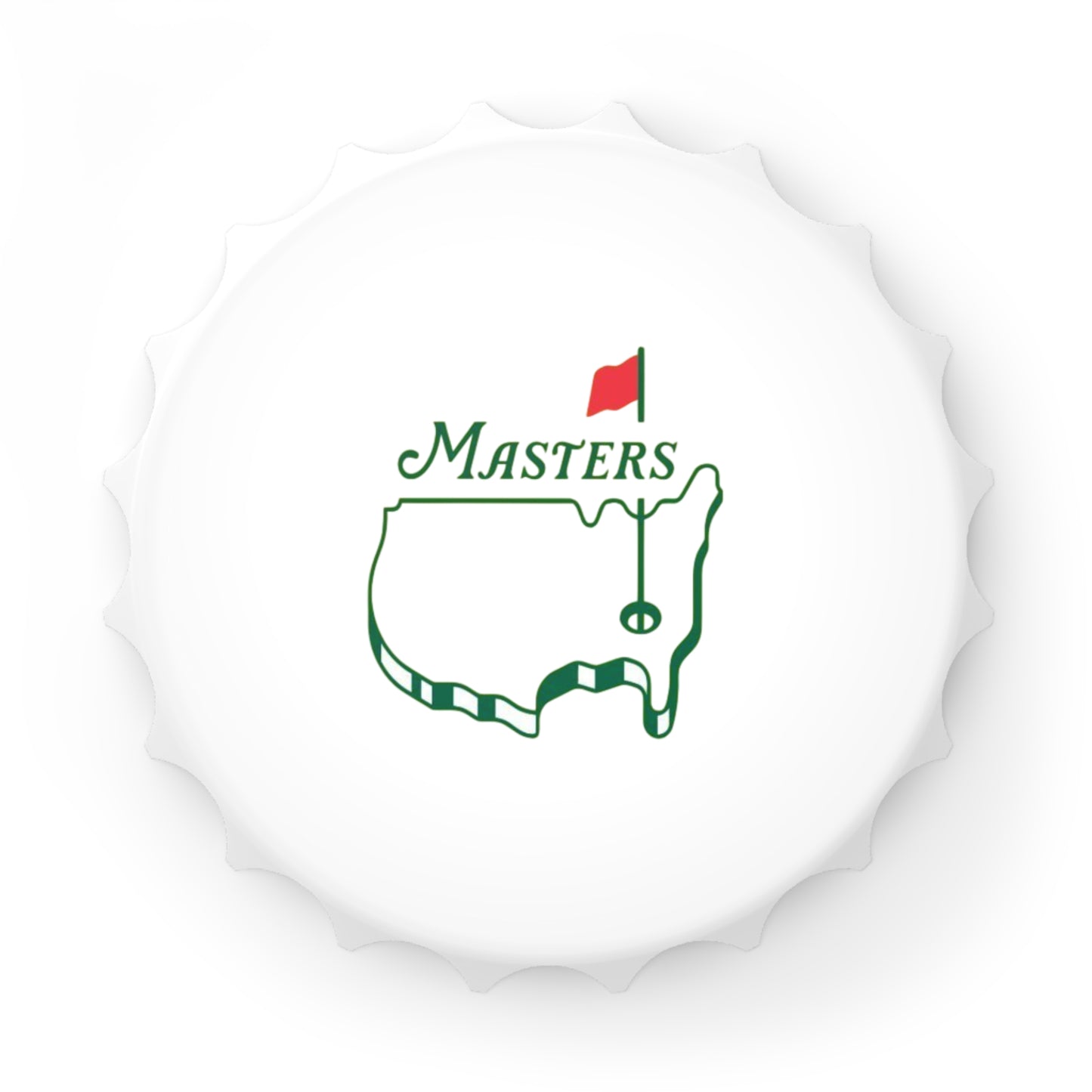 Golf Themed Bottle Opener | Unique Barware for Masters Fans | Gift for Golf Lovers & Collectible Kitchen Accessory