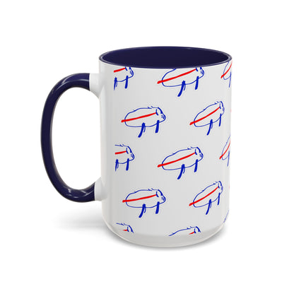 Buffalo Bills Drawing Coffee Mug