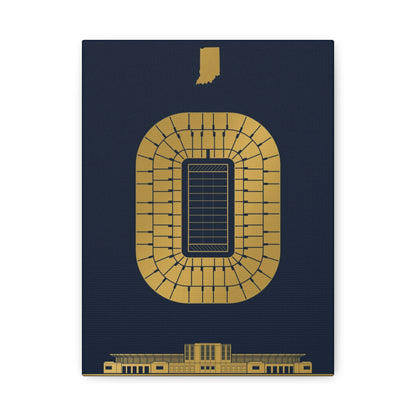 Notre Dame Stadium Canvas Print
