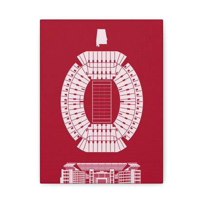 Bryant-Denny Stadium Canvas Print