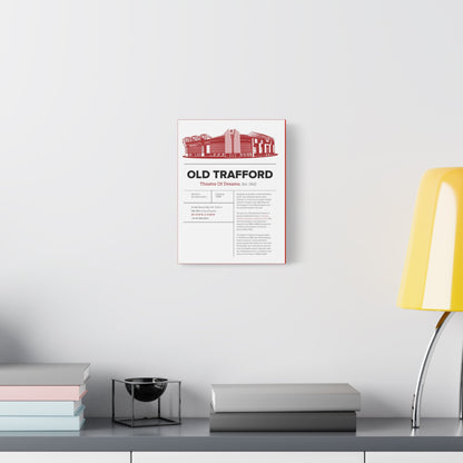 Old Trafford Canvas Print, Manchester United Stadium