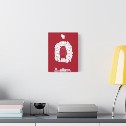 Camp Randall Stadium Canvas Print | Wisconsin Badgers Wall Art, College Football Decor, Gift for Wisconsin Fans