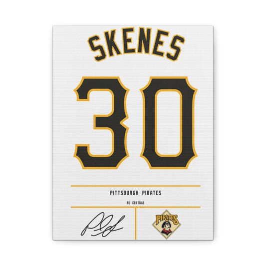 Paul Skenes Pittsburgh Pirates Jersey Art