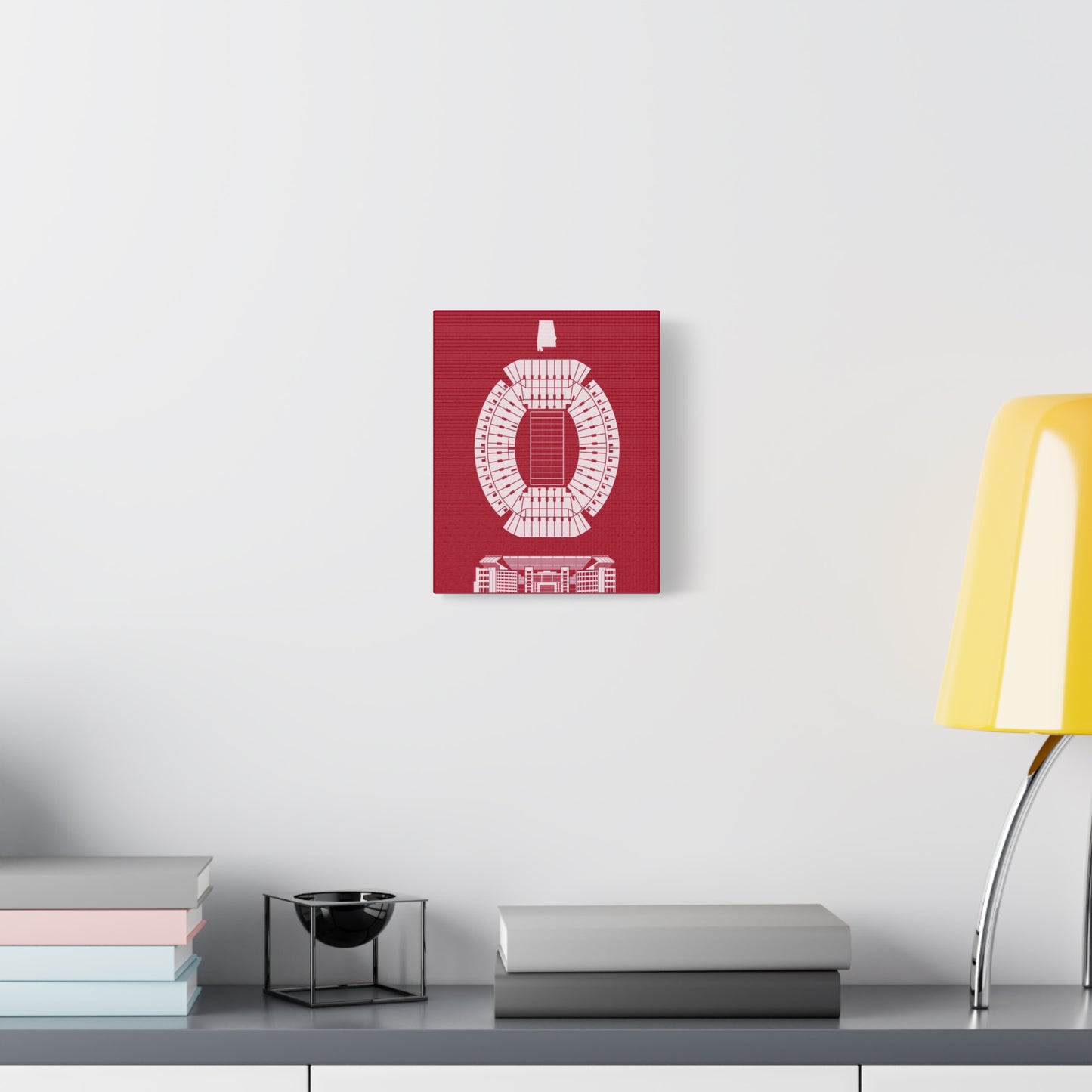 Bryant-Denny Stadium Canvas Print | Alabama Crimson Tide Fan Gift, College Football Decor, Bama Game Day Wall Print
