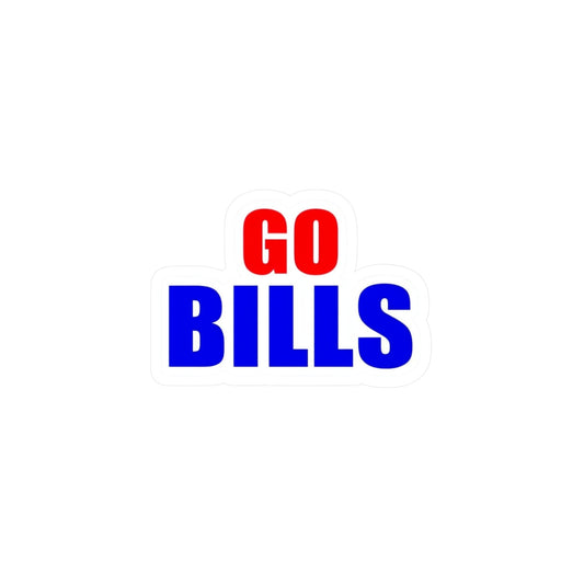 Buffalo Bills Vinyl Sticker for Fans, Team Spirit Stickers, Window Decorations, Go Bills Enthusiast Decor, Tailgate Essentials