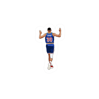 Steph Curry Sticker NBA Vinyl Decal for Laptop, Water Bottle, Warriors Fan Gift, Basketball Sticker, Sports Fan Accessory