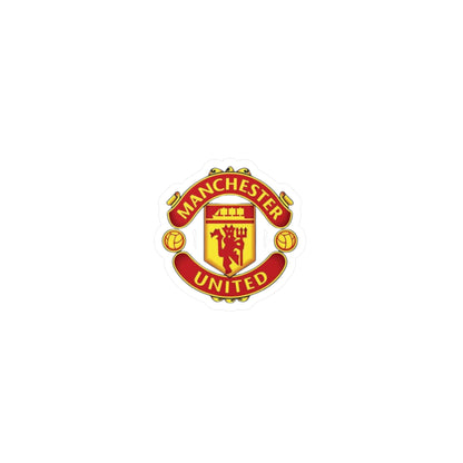 Manchester United Vinyl Decal, Kiss-Cut Football Sticker for Fans, Laptop Decals, Manchester United Fans, Team Spirit Decor