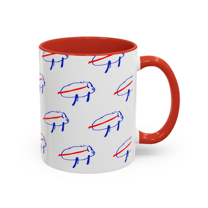 Buffalo Bills Drawing Coffee Mug