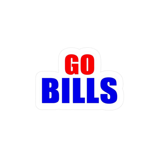 Buffalo Bills Vinyl Sticker for Fans, Team Spirit Stickers, Window Decorations, Go Bills Enthusiast Decor, Tailgate Essentials