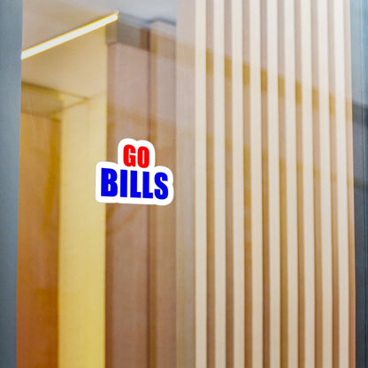 Buffalo Bills Vinyl Sticker for Fans, Team Spirit Stickers, Window Decorations, Go Bills Enthusiast Decor, Tailgate Essentials