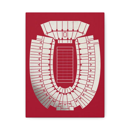 Ohio Stadium Canvas Print Ohio State Buckeyes Wall Art
