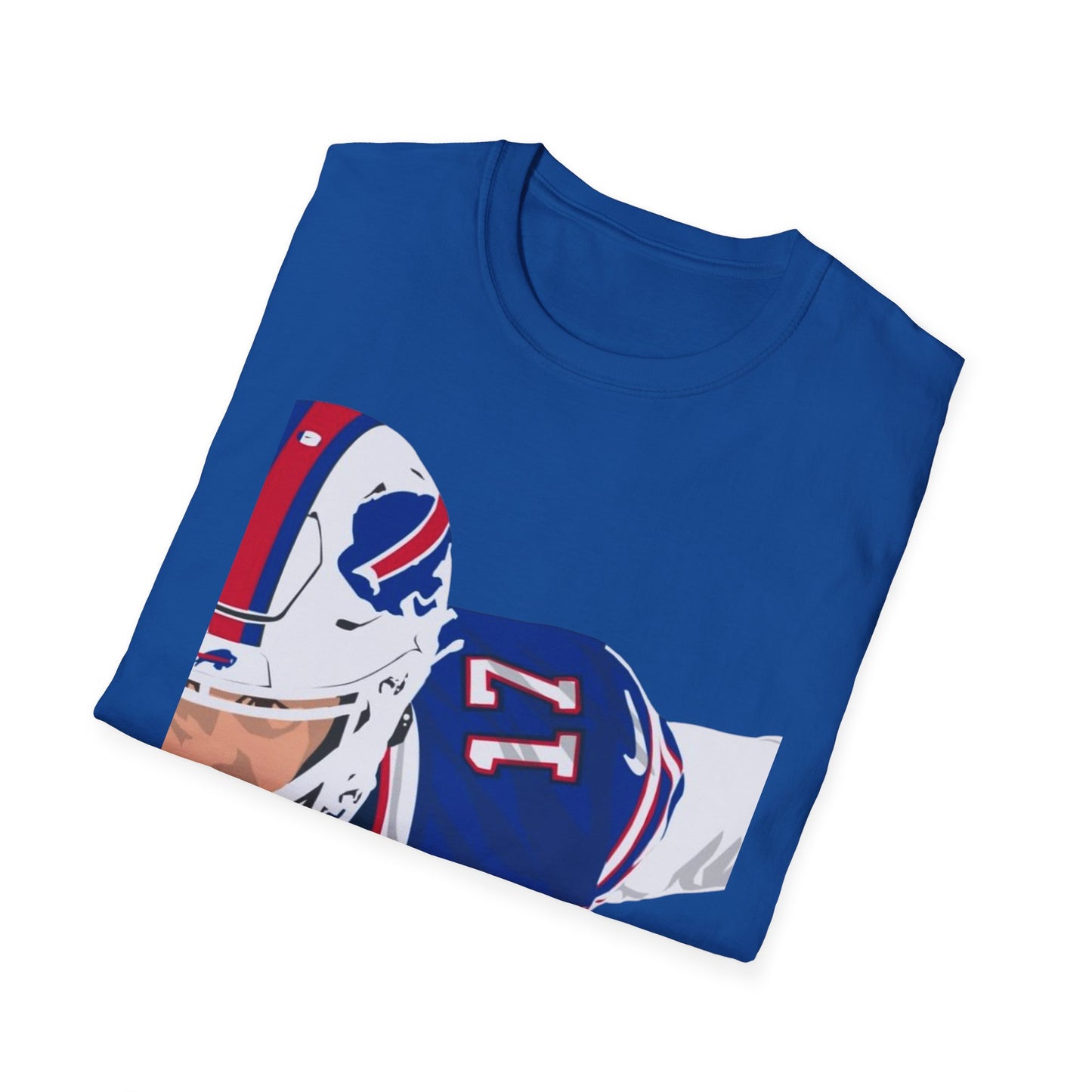 Josh Allen T-Shirt, Unisex Softstyle Tee for Game Day, Sports Apparel, Perfect Gift for Sports Fans, Comfortable Casual Wear