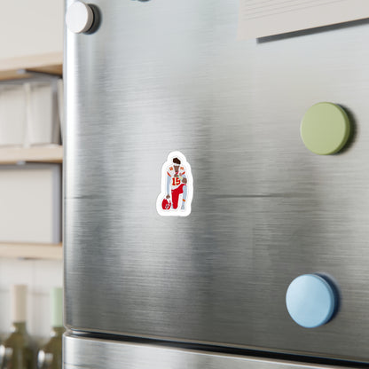 Patrick Mahomes Vinyl Sticker | Custom NFL Decal for Laptops, Water Bottles & Gifts for Chiefs Fans