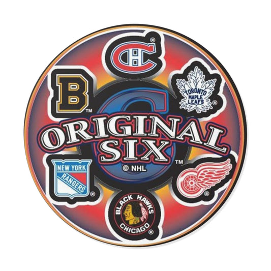 Original Six-Inspired Hockey Stickers