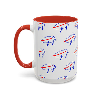 Buffalo Bills Drawing Coffee Mug