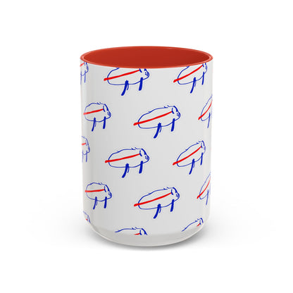 Buffalo Bills Drawing Coffee Mug