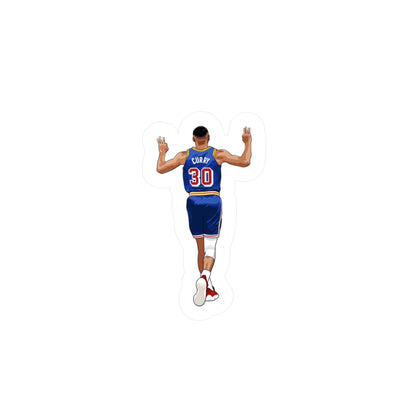 Steph Curry Sticker NBA Vinyl Decal for Laptop, Water Bottle, Warriors Fan Gift, Basketball Sticker, Sports Fan Accessory